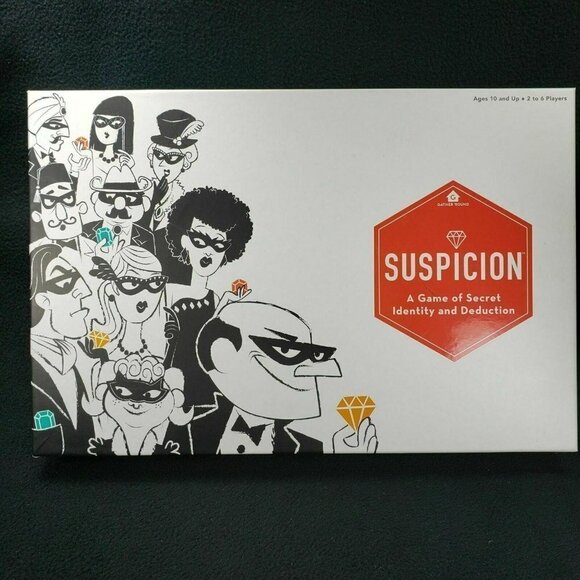 Suspicion Family Game Secret Identity Strategy Deduction Wonder Forge Sealed New - Picture 1 of 10